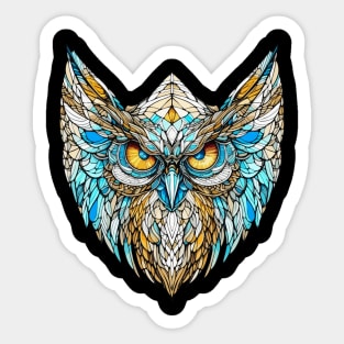 Mosaic owl Sticker